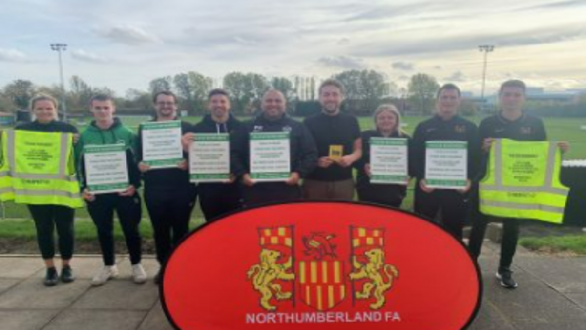 WE’VE TEAMED UP WITH NORTHUMBERLAND COUNTY FA & UTILITA FOOTBALL REBOOTED TO PROMOTE THEIR 100% POSITIVE CAMPAIGN