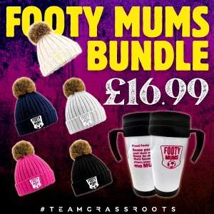 Footy Mums Hat & Travel Mug Bundle