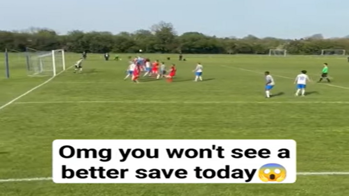 You won’t see a better save today